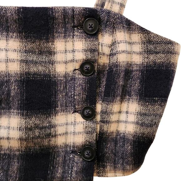 Forever Plaid Crop Top Size Medium - Picture 3 of 7
